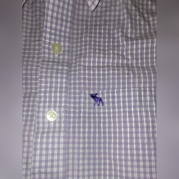 VINTAGE MENS ABERCROMBIE & FITCH LONG SLEEVE BUTTON DOWN SHIRT SZ. SM - Picture 5 of 7